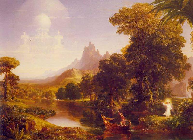 Thomas Cole The Voyage of Life: Youth oil painting image